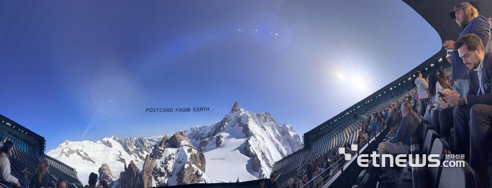 [CES 2025 포토]웅장한 규모의 스피어 몰입형 영화