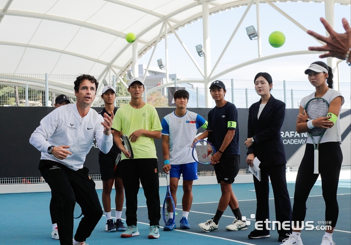[포토] 라파 나달 아카데미, 기아 주니어 테니스 프로그램 개최