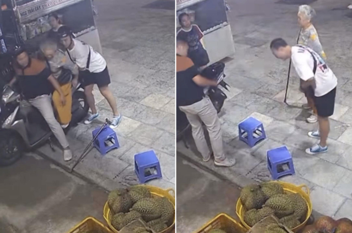 지난 2일 베트남 푸꾸옥에서 길을 잃은 한국인 여성을 찾아준 현지 남성. 사진=kenh14 캡처