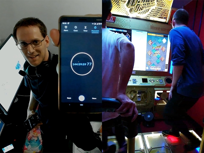 헝가리 게이머 '그래스호퍼'(34·본명 사볼츠 체페)가 리듬 게임 분야에서 최장 플레이 신기록을 세웠다. 사진=기네스 월드 레코즈(GWR)