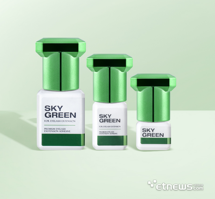 습도에 강한 스카이 그린 글루 제품.